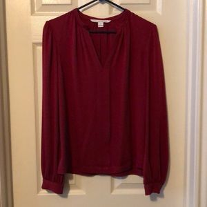 Silk long sleeve shirt
